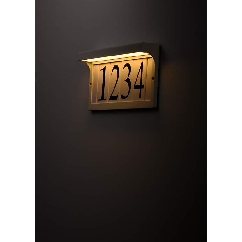 Address Box Led Bulb LED Address Light Frame -Outdoor Wall Mount - #163T3 | Lamps Plus