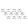 LED Advantage 4"White Recessed Downlights Set of 12