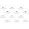 LED Advantage 6" White Gimbal Retrofit Downlights Set of 12