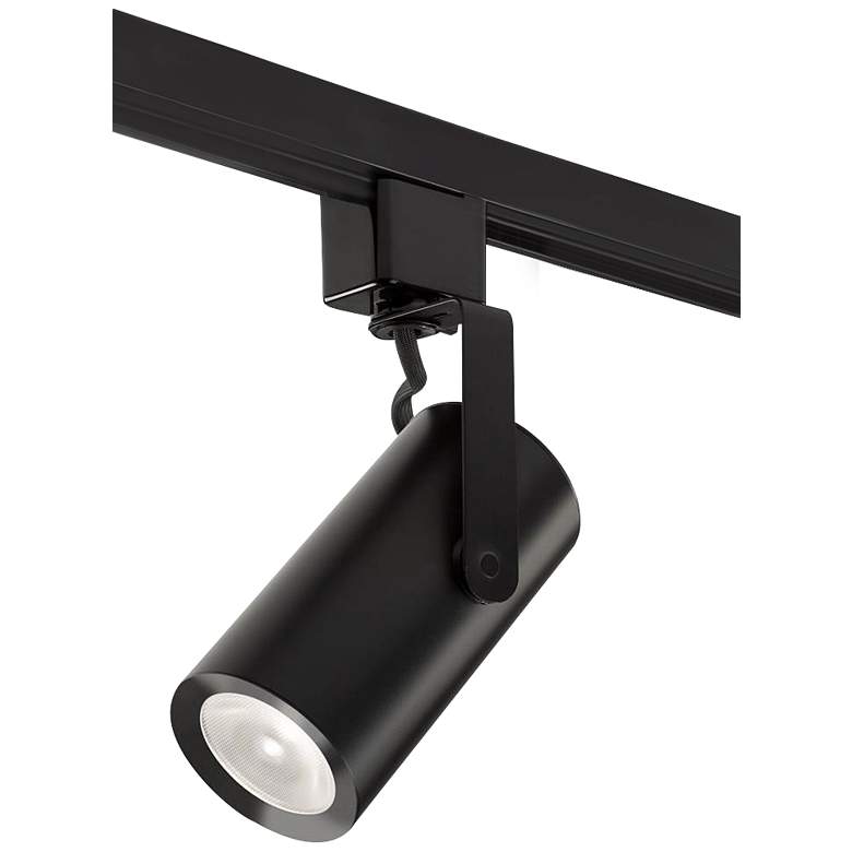 Image 1 LED Black Mini Cylinder Track Light Head for Lightolier Systems