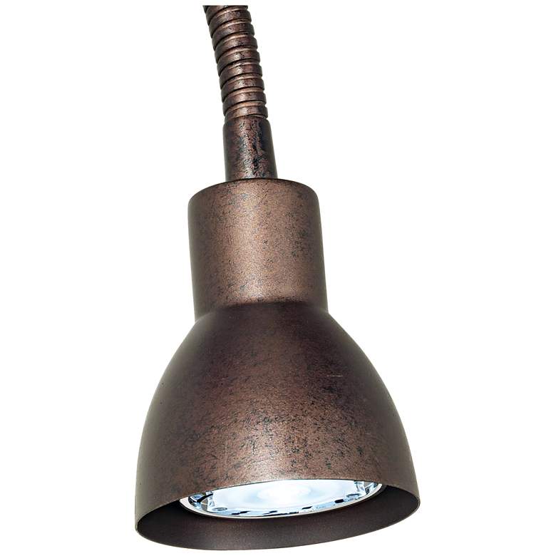 Image 4 LED Bronze Gooseneck Modern Plug-In Swing Arm Wall Lamp more views