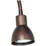 LED Bronze Gooseneck Modern Plug-In Swing Arm Wall Lamp in scene