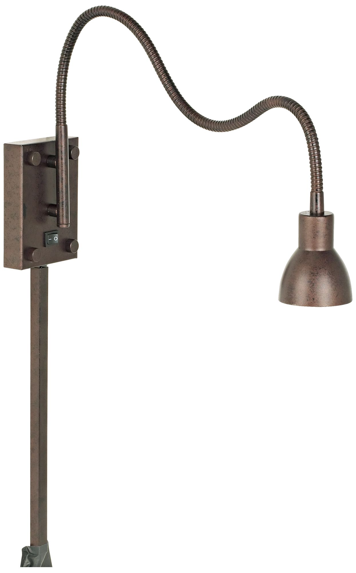 gooseneck reading light wall mounted