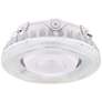 1_LED Canopy Fixture; 100 Watt; CCT Selectable; White Finish; 100-277 Volt