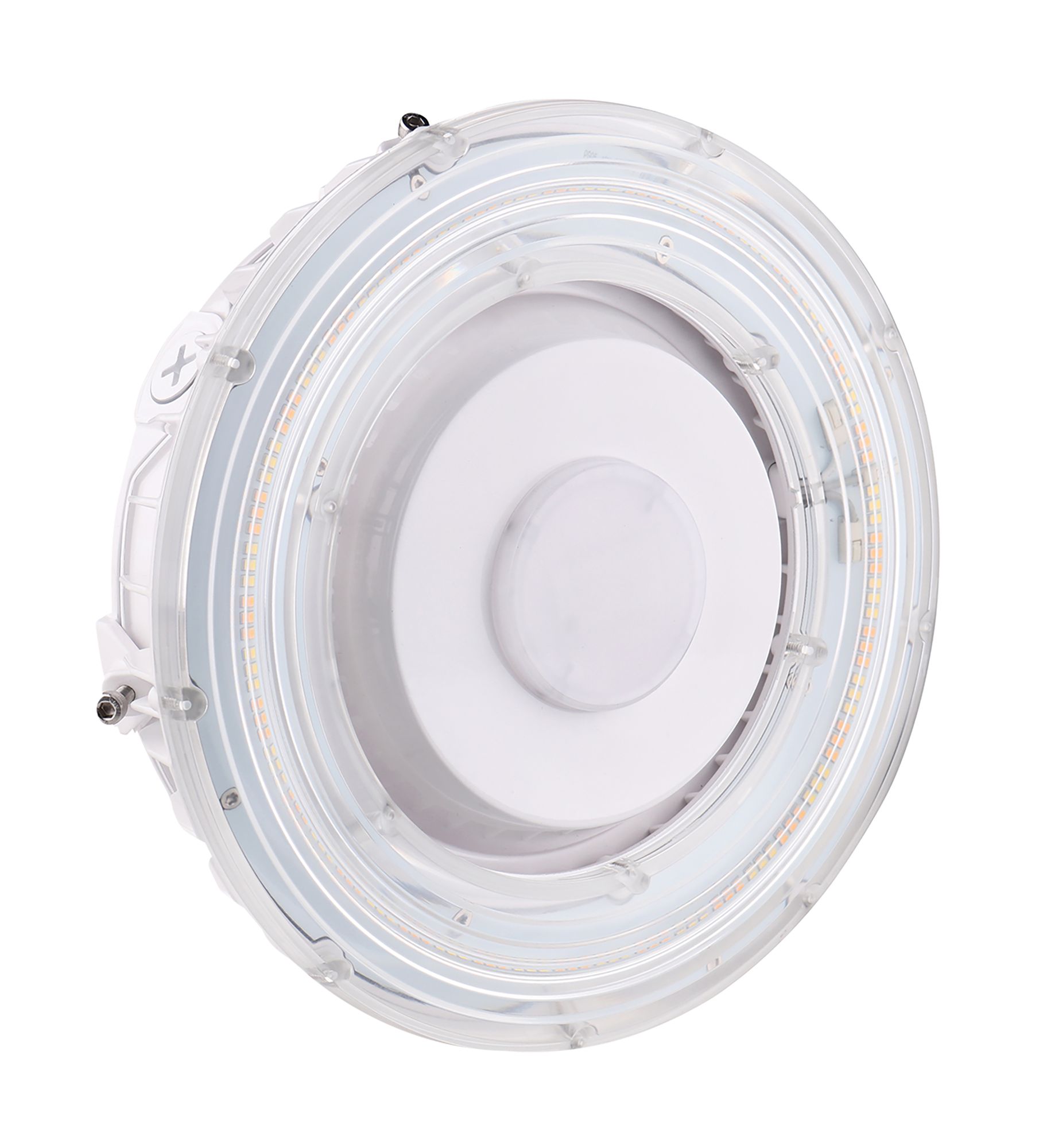 Image 6 LED Canopy Fixture; 100 Watt; CCT Selectable; White Finish; 100-277 Volt more views