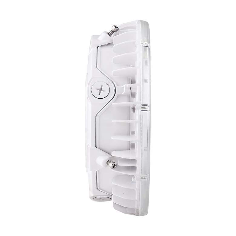 Image 7 LED Canopy Fixture; 100 Watt; CCT Selectable; White Finish; 100-277 Volt more views