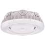 1_LED Canopy Fixture; 100 Watt; CCT Selectable; White Finish