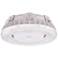LED Canopy Fixture; 100 Watt; CCT Selectable; White Finish