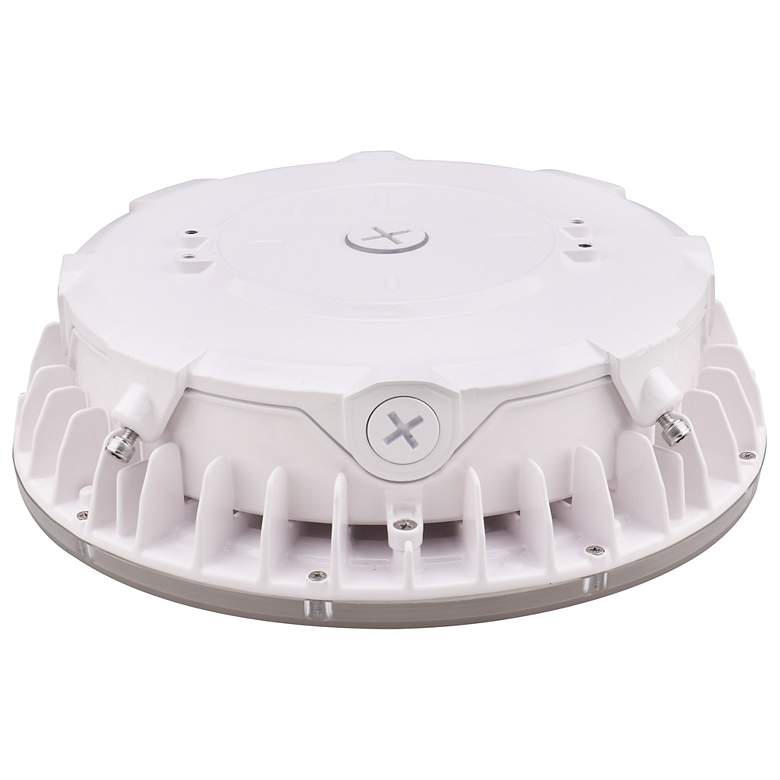 Image 5 LED Canopy Fixture; 100 Watt; CCT Selectable; White Finish more views
