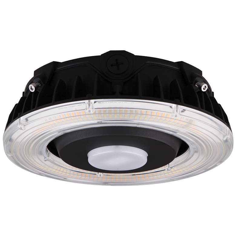 Image 1 LED Canopy Fixture; 25 Watt; CCT Selectable; Bronze Finish; 100-277 Volt