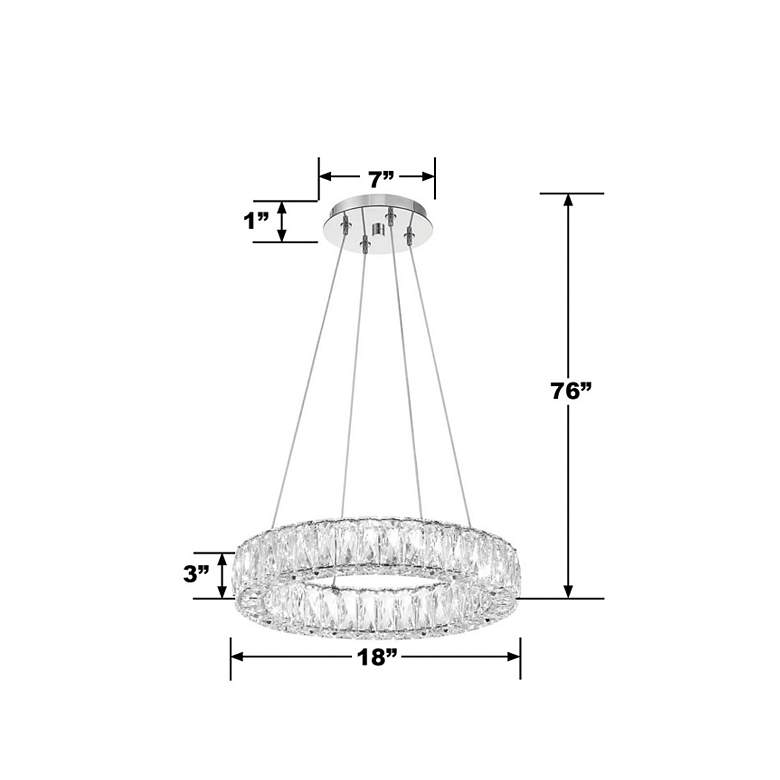 Image 6 LED Chrome Chandelier more views