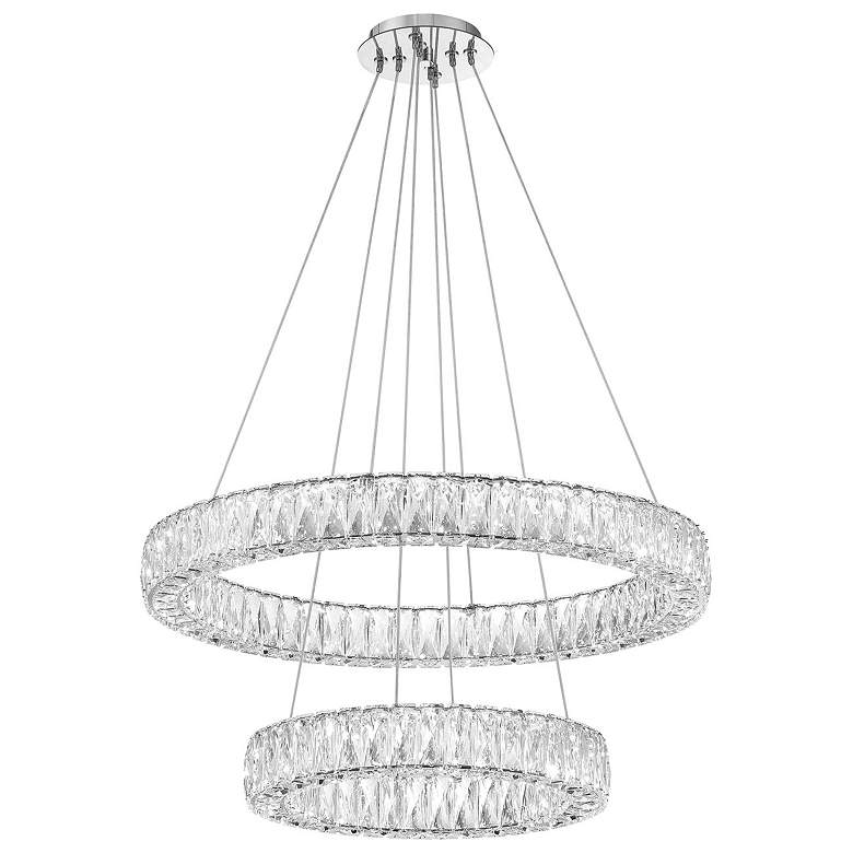 Image 1 LED Chrome Chandelier