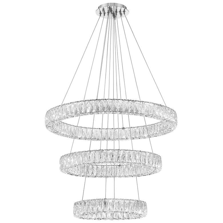 Image 2 LED Chrome Chandelier