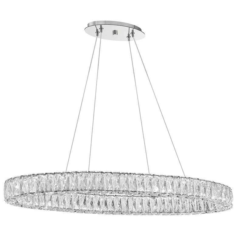 Image 2 LED Chrome Chandelier