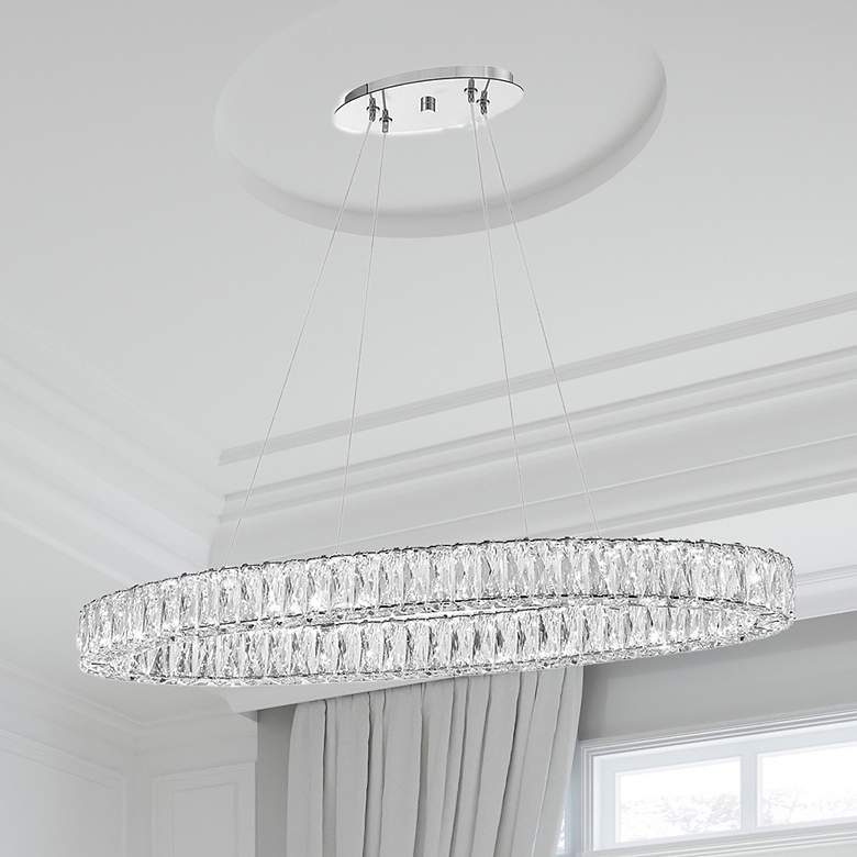Image 1 LED Chrome Chandelier