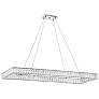 1_LED Chrome Chandelier