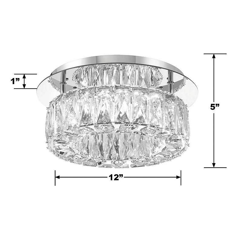 Image 7 LED Chrome Flush Mount more views
