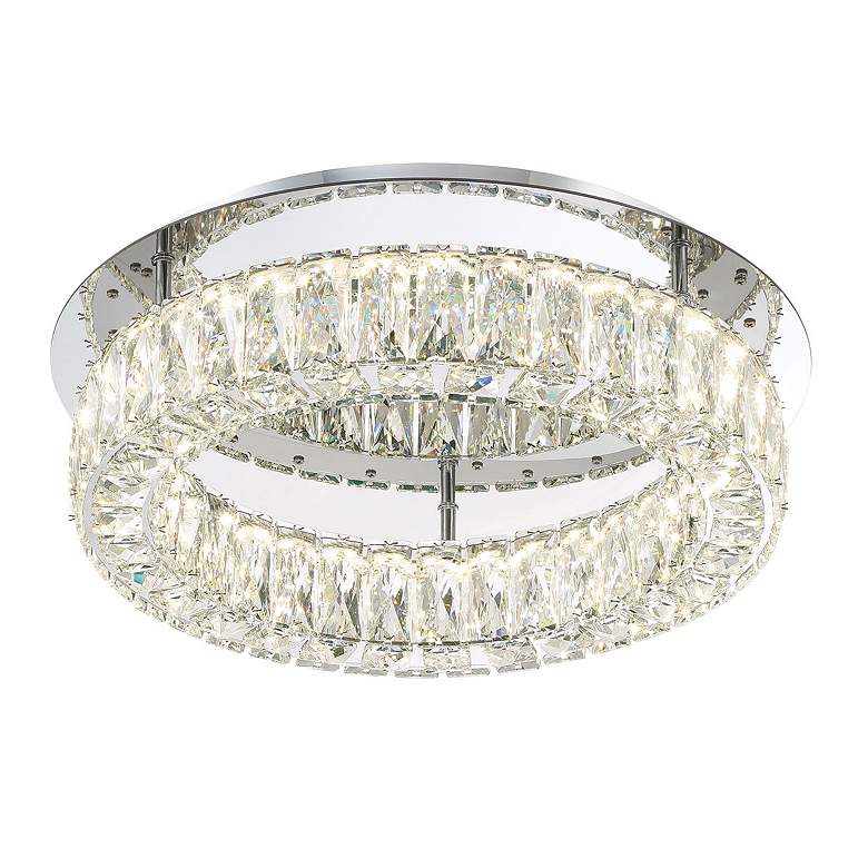 Image 3 LED Chrome Flush Mount more views