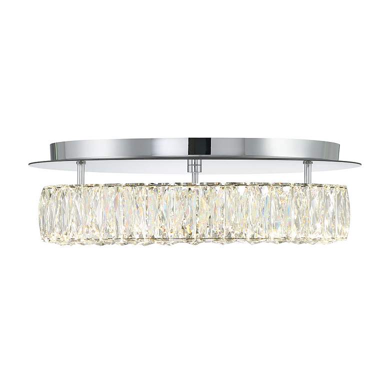 Image 4 LED Chrome Flush Mount more views