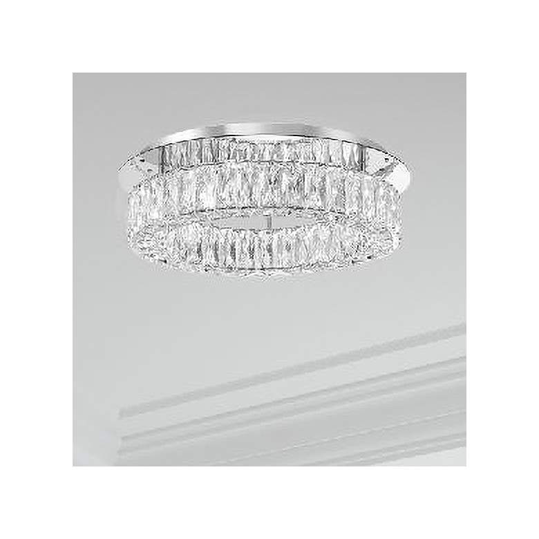 Image 6 LED Chrome Flush Mount more views