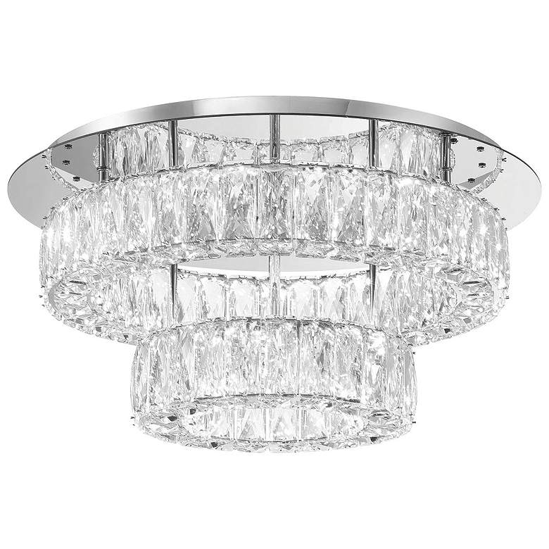 Image 2 LED Chrome Flush Mount