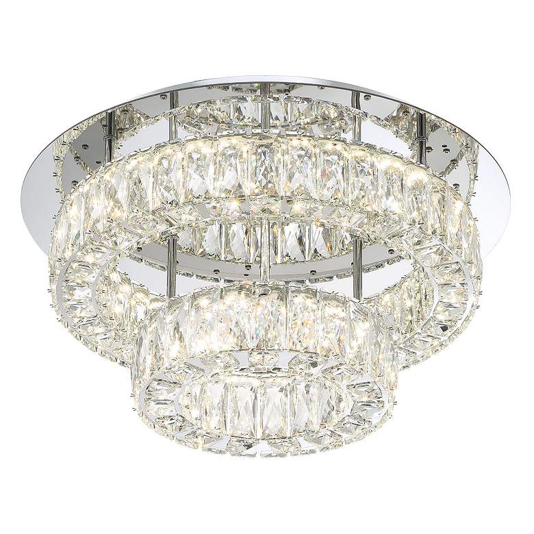 Image 3 LED Chrome Flush Mount more views