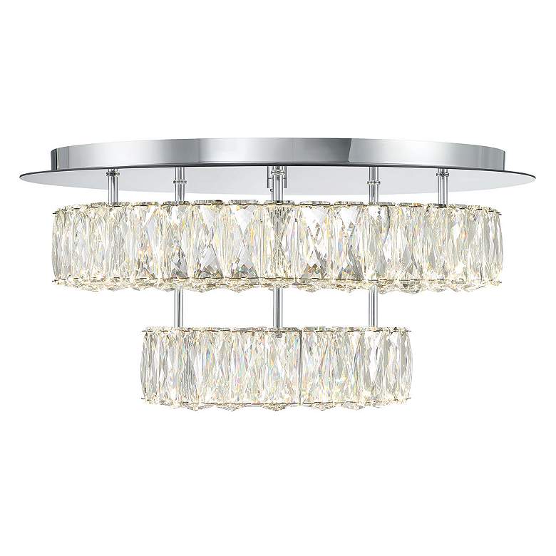 Image 4 LED Chrome Flush Mount more views