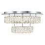 4_LED Chrome Flush Mount more views