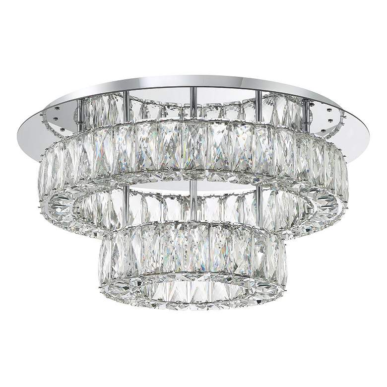 Image 5 LED Chrome Flush Mount more views
