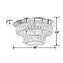 7_LED Chrome Flush Mount more views