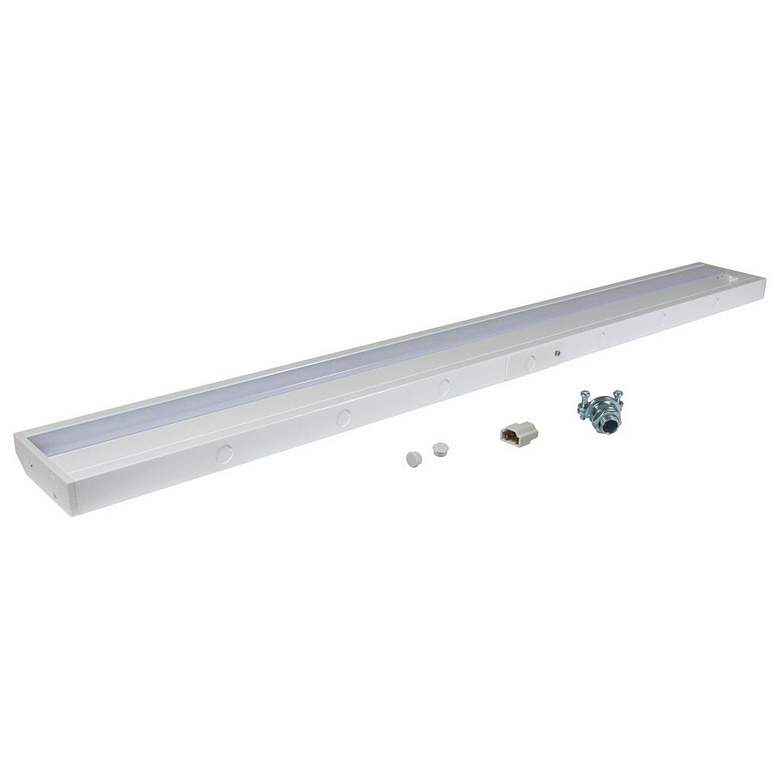 Image 1 LED Complete White 32 3/8 inch Wide Under Cabinet Light