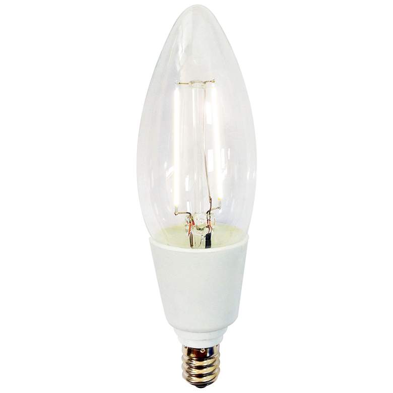 Image 1 LED Dimmable 4 Watt LED Clear Filament Bulb by Tesler