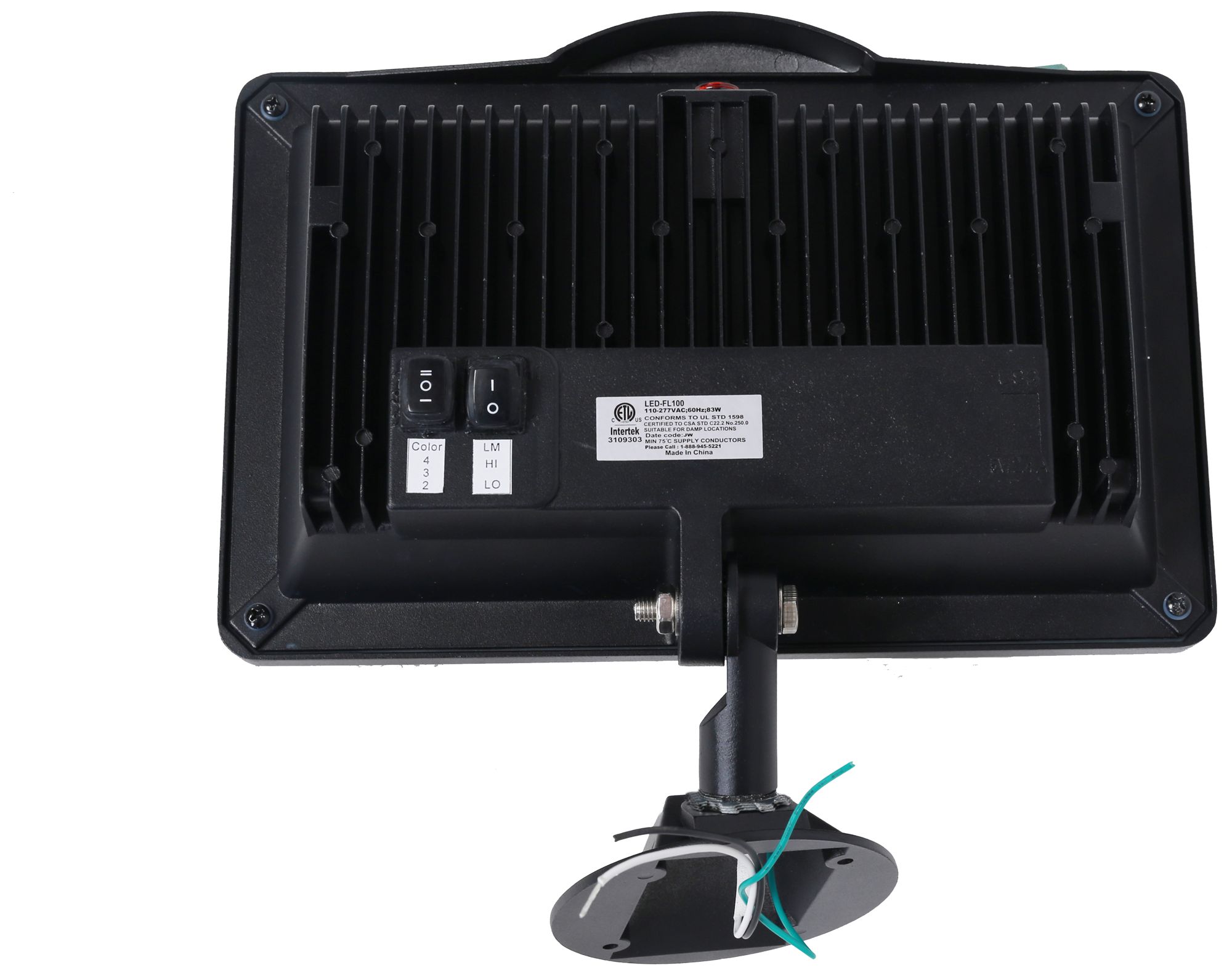 Image 2 LED-FL100BLK more views