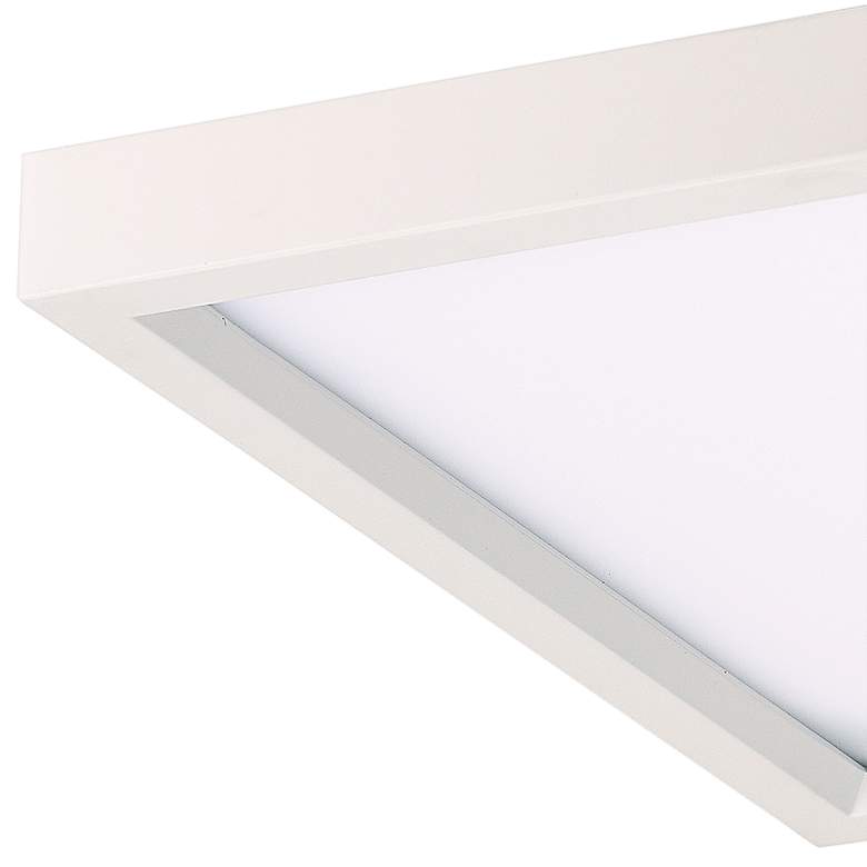 LED Flush Mount 7 1/2 inch Wide White LED Ceiling Light more views