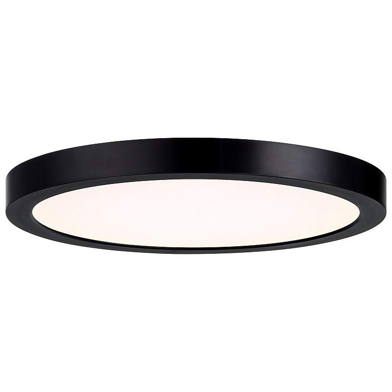 Image 1 LED Flush Mount in Black