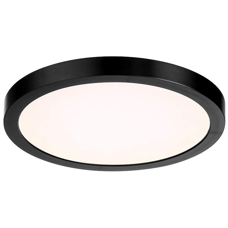 Image 4 LED Flush Mount in Black more views