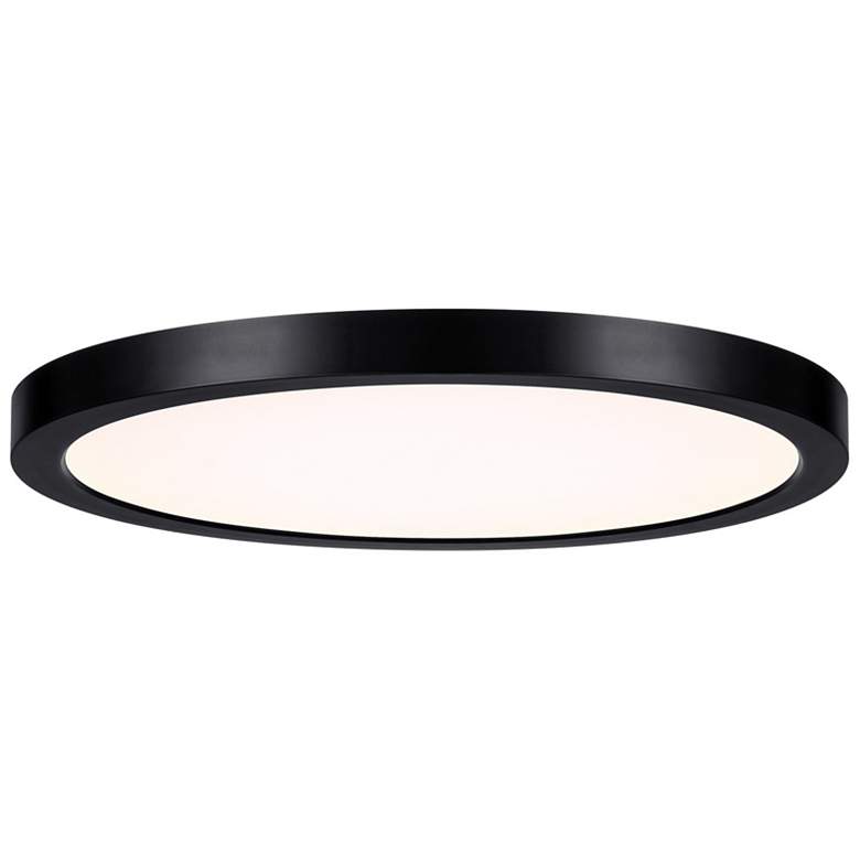 Image 1 LED Flush Mount in Black