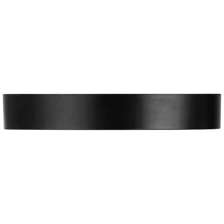 Image 3 LED Flush Mount in Black more views