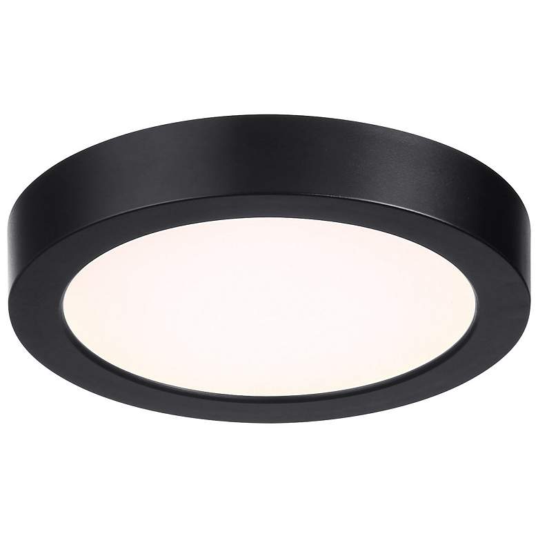 Image 4 LED Flush Mount in Black more views