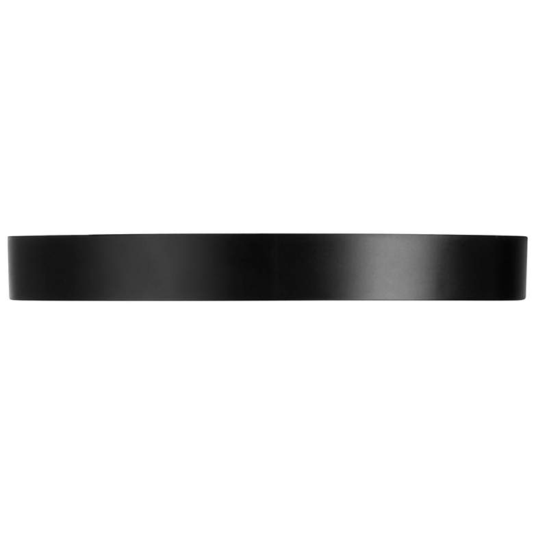 Image 3 LED Flush Mount in Black more views