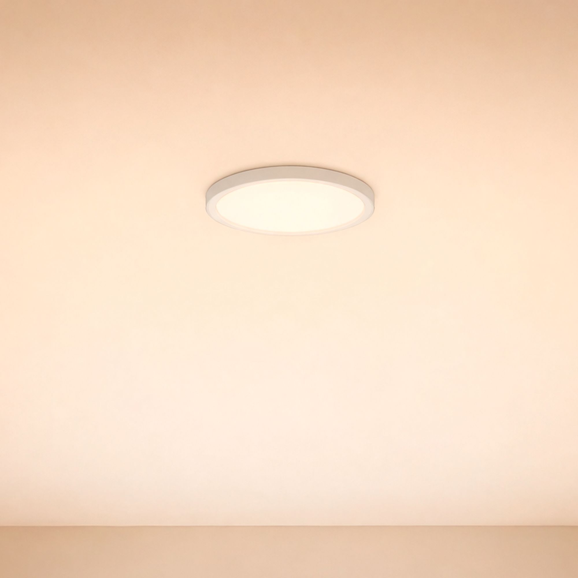 Image 6 LED Flush Mount in White more views