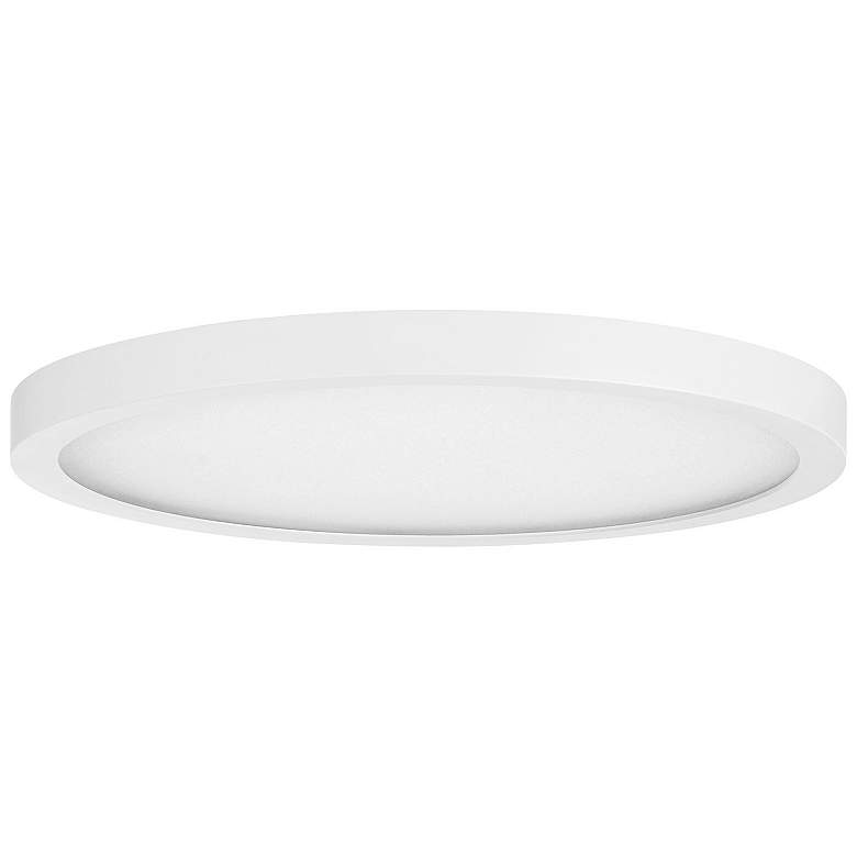 Image 3 LED Flush Mount in White more views