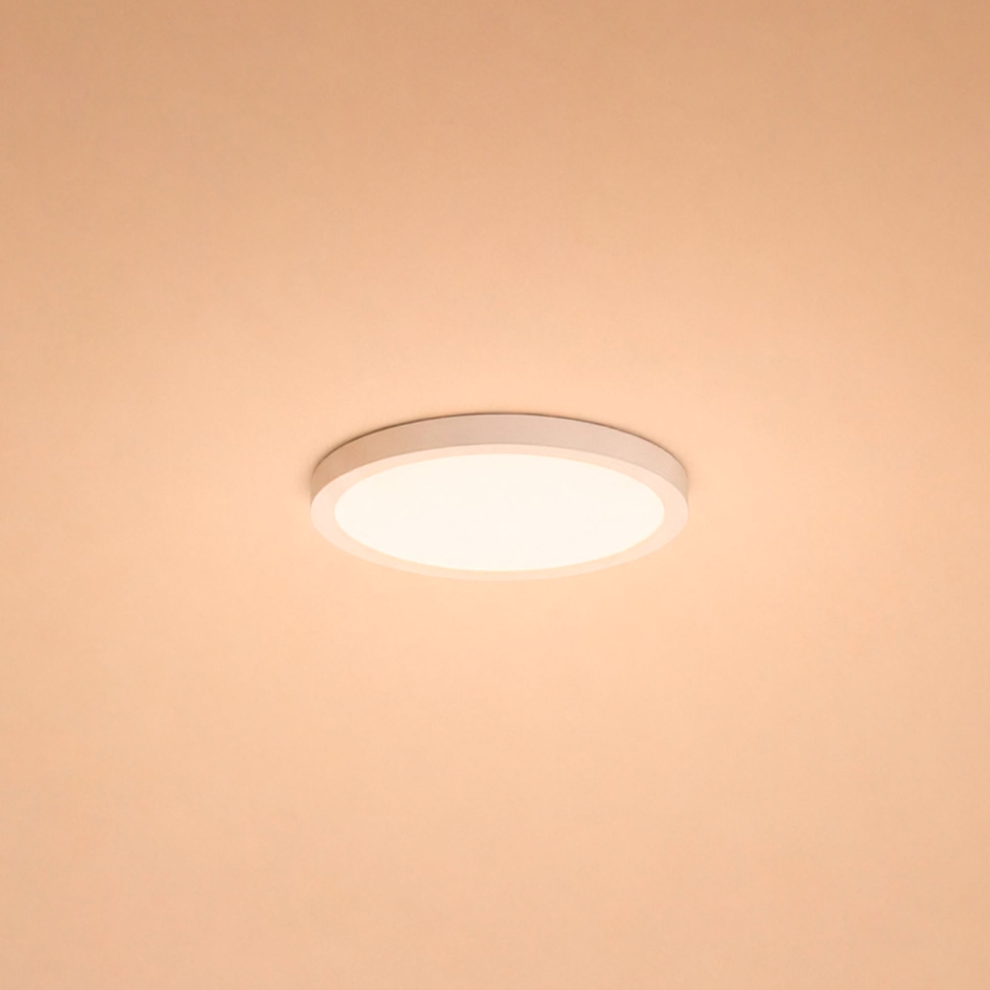 LED Flush Mount in White
