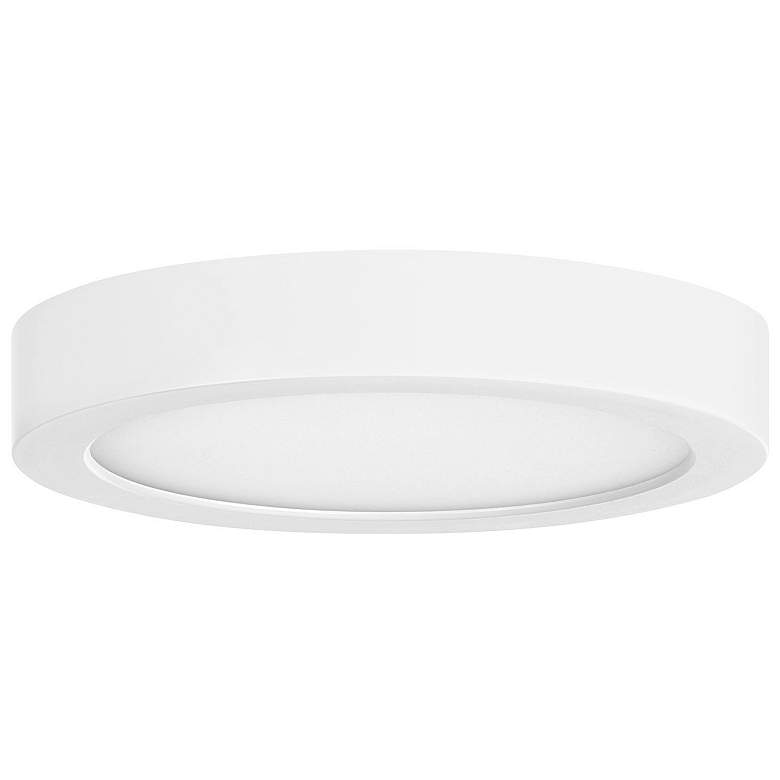 Image 2 LED Flush Mount in White more views