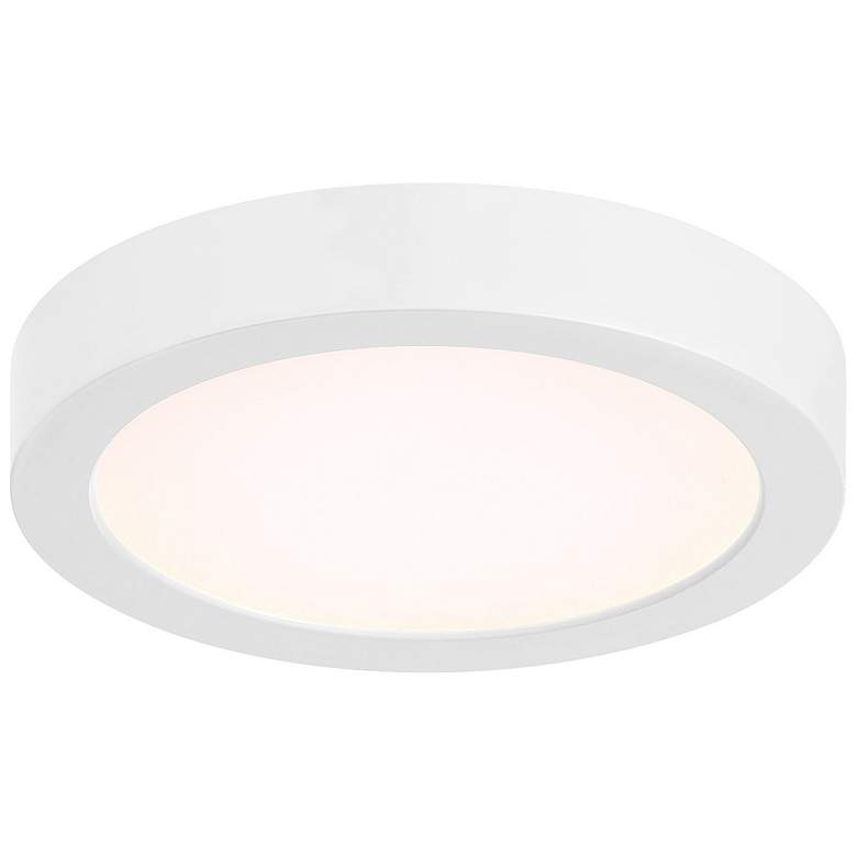 Image 4 LED Flush Mount in White more views