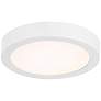 4_LED Flush Mount in White more views