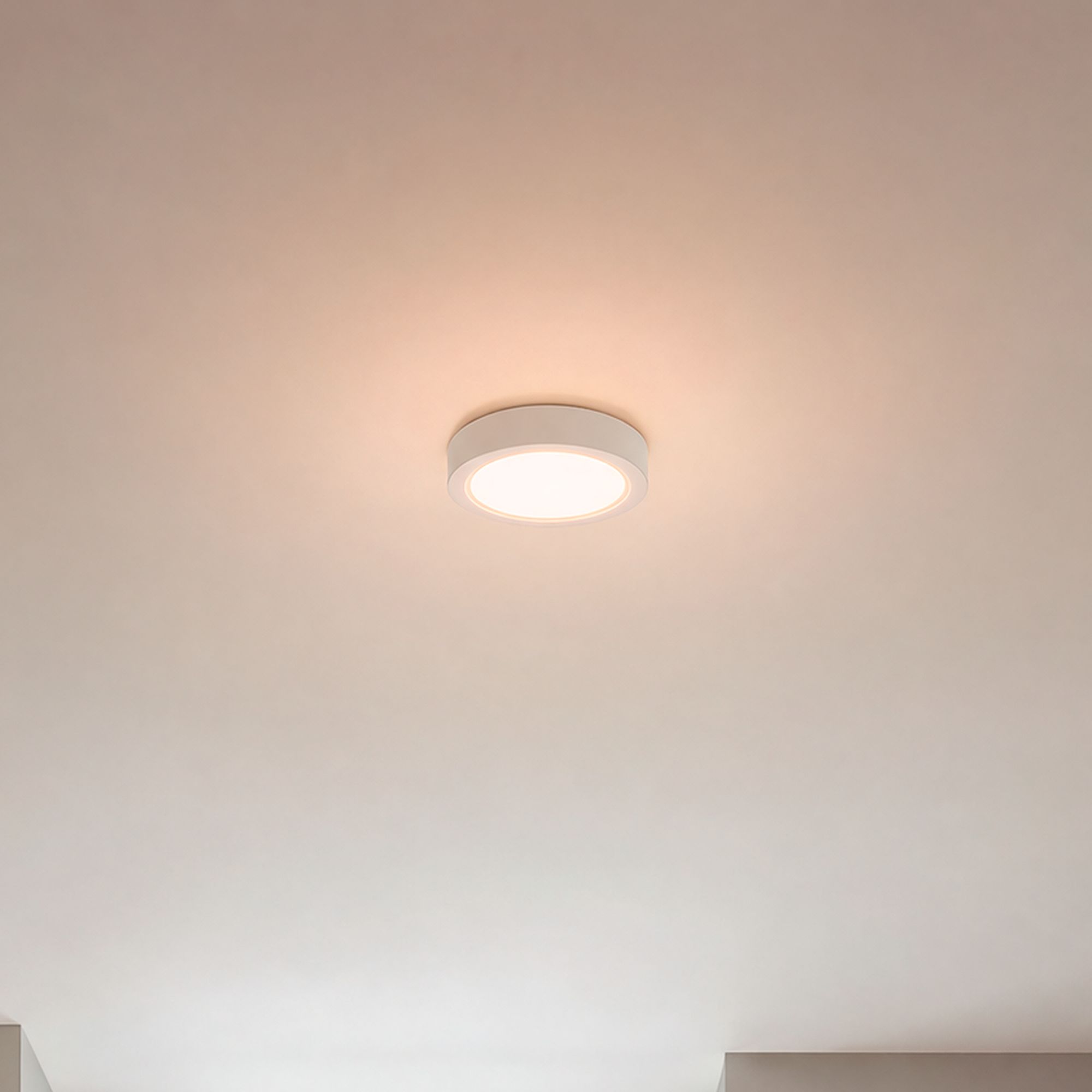 Image 6 LED Flush Mount in White more views