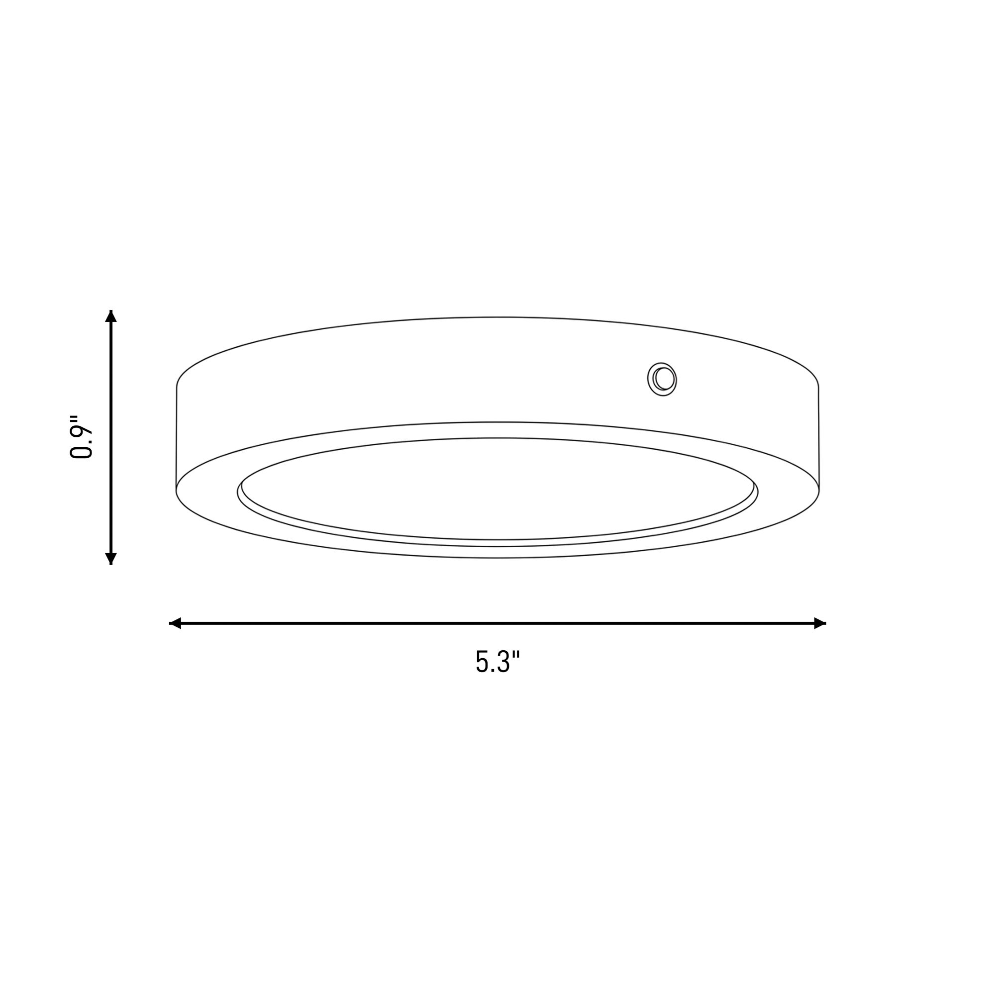 Image 7 LED Flush Mount in White more views