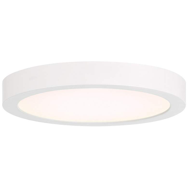 Image 1 LED Flush Mount in White