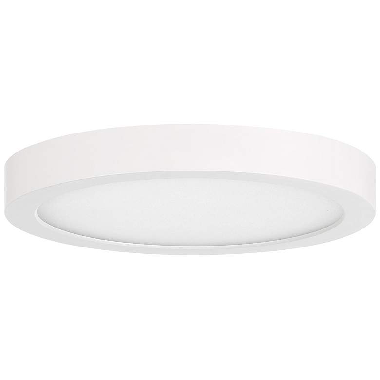Image 2 LED Flush Mount in White more views